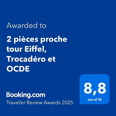 2 pièces proche tour Eiffel, Trocadéro et OCDE-3